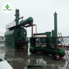 90% oil yiled waste TIRE PLASTIC RUBBER oil distillation to diesel plant